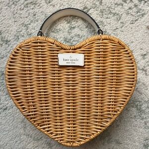 Kate Spade Love Shack Heart Wicker Crossbody